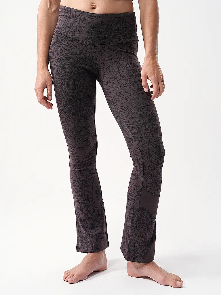 THE SPIRIT OF OM | Damen Yoga Hose Guna | braun