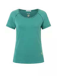 THE SPIRIT OF OM | Damen Yogashirt Raglan OM Herz | olive