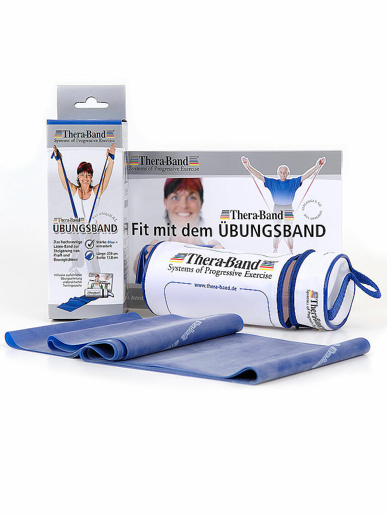 THERA-BAND | Thera-Band mit Zipbox 2.5m extra stark | blau