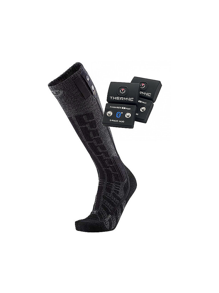 THERM-IC Beheizbare Skisocken Ultra Warm Comfort S.E.T + S-PACK 1400B schwarz | 42-44