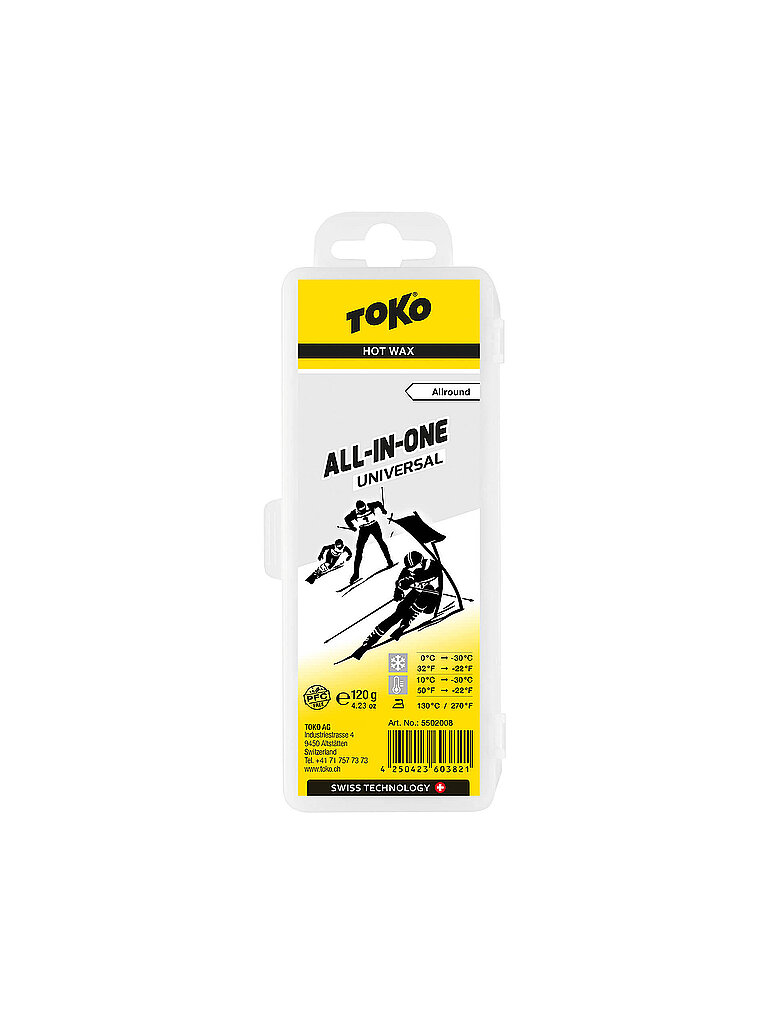 TOKO Skiwachs All-in-one Hot Wax universal schwarz