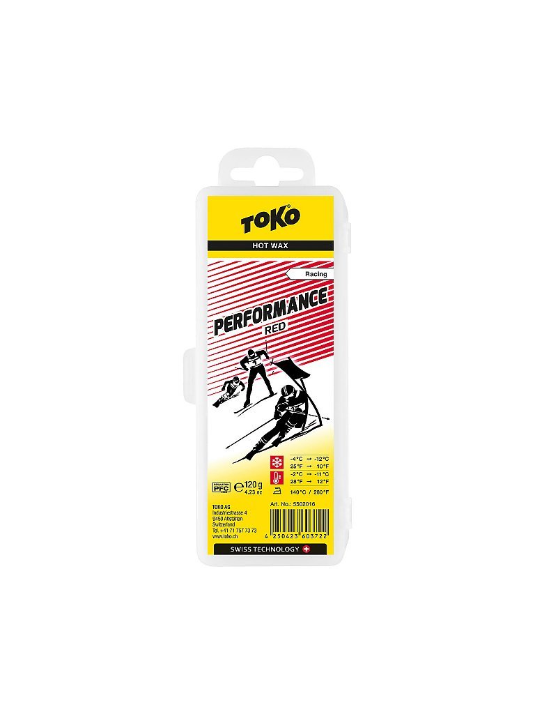 TOKO Skiwachs Performance Hot Wax red rot