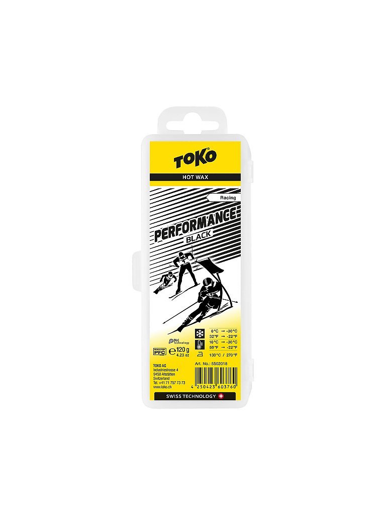 TOKO Skiwachs Performance Hot Wax black schwarz