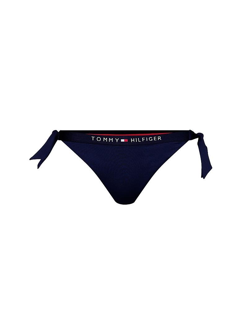 TOMMY HILFIGER | Damen Bikinihose Cheeky Side Tie | blau