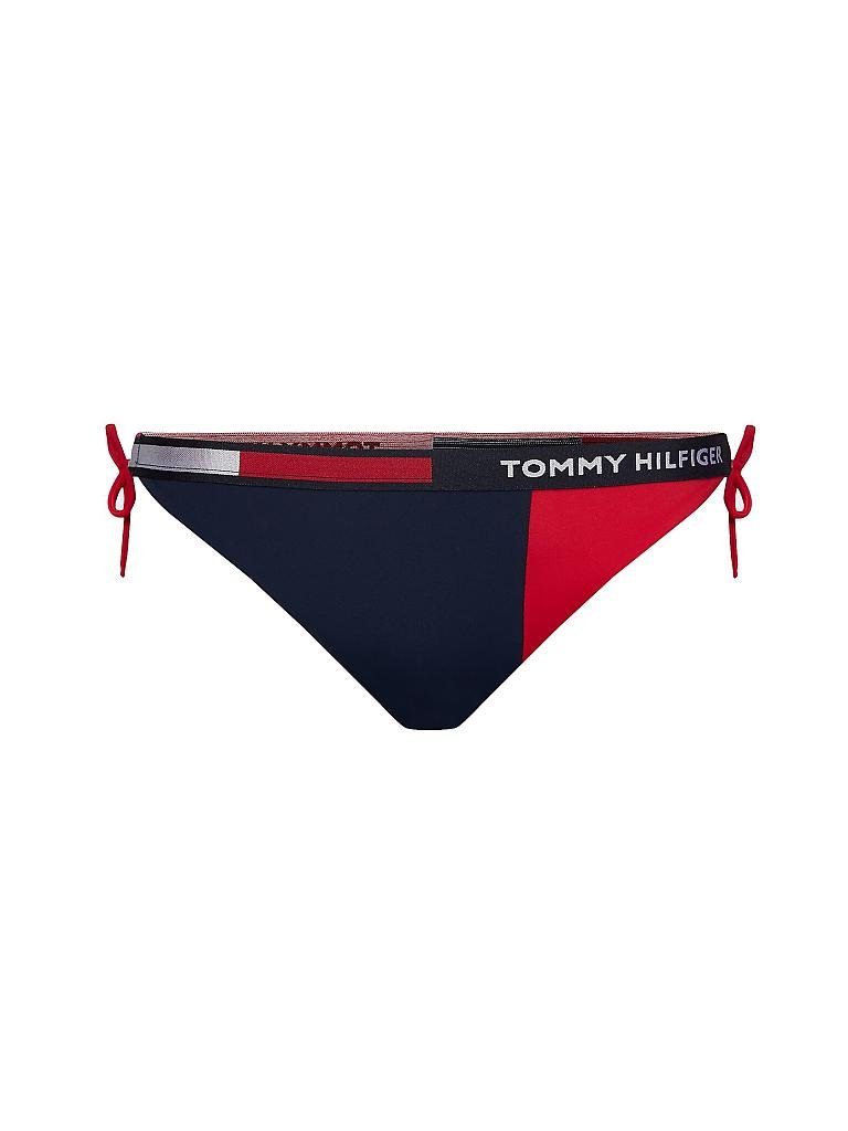 TOMMY HILFIGER | Damen Bikinihose Cheeky String Side Tie | blau