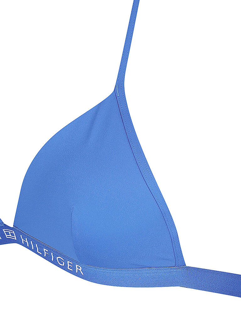 TOMMY HILFIGER | Damen Bikinioberteil Triangel Blue Logo | blau