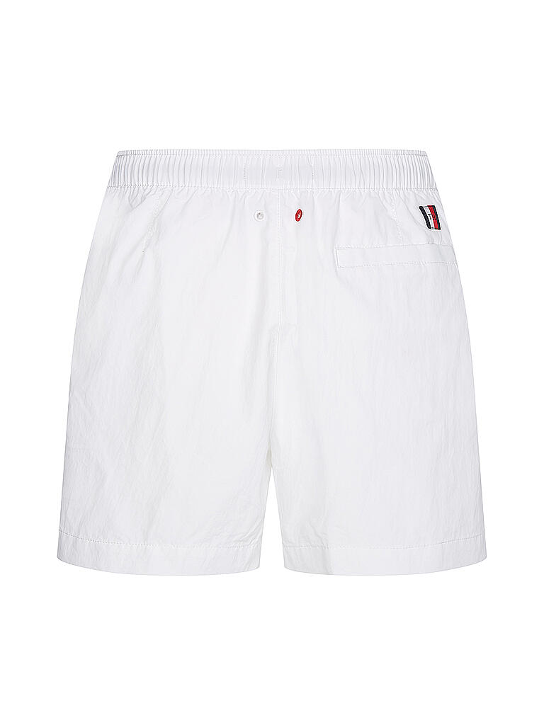 TOMMY HILFIGER | Herren Badeshort Medium Drawstring | weiß