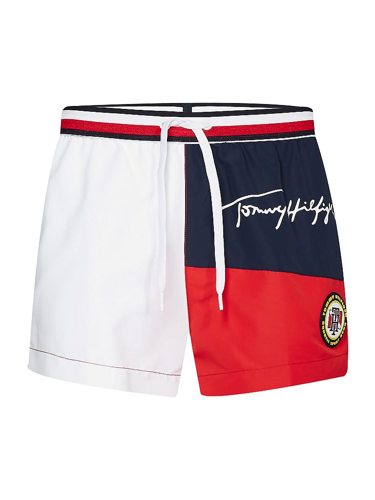 TOMMY HILFIGER | Herren Badeshort | weiß