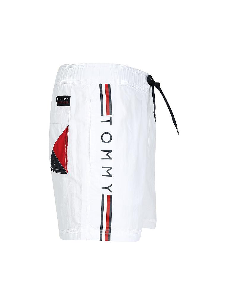 TOMMY HILFIGER | Herren Badeshort | weiß