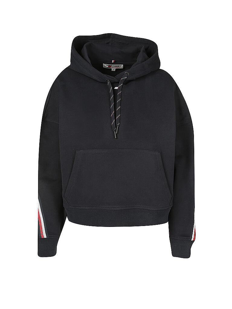 TOMMY SPORT | Damen Hoodie Cool mit Tommy-Tape | blau