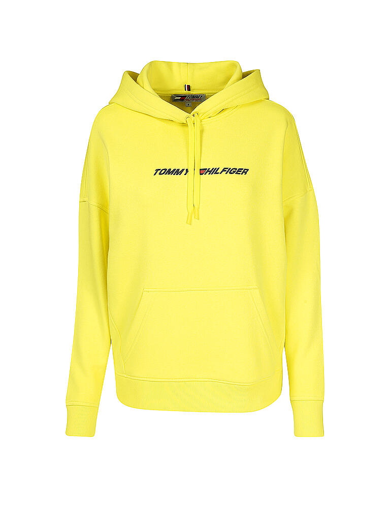 TOMMY SPORT | Damen Hoodie Relaxed Fit | gelb