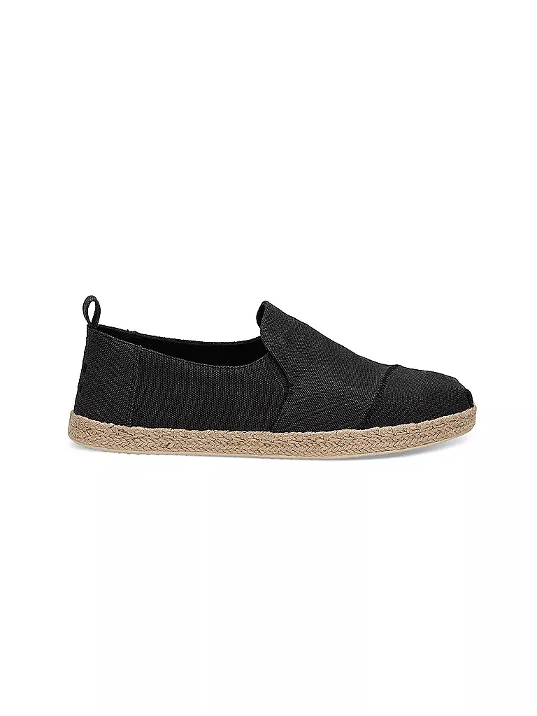 TOMS | Herren Espadrille-Slipper Deconstructed Alpargata Rope | schwarz