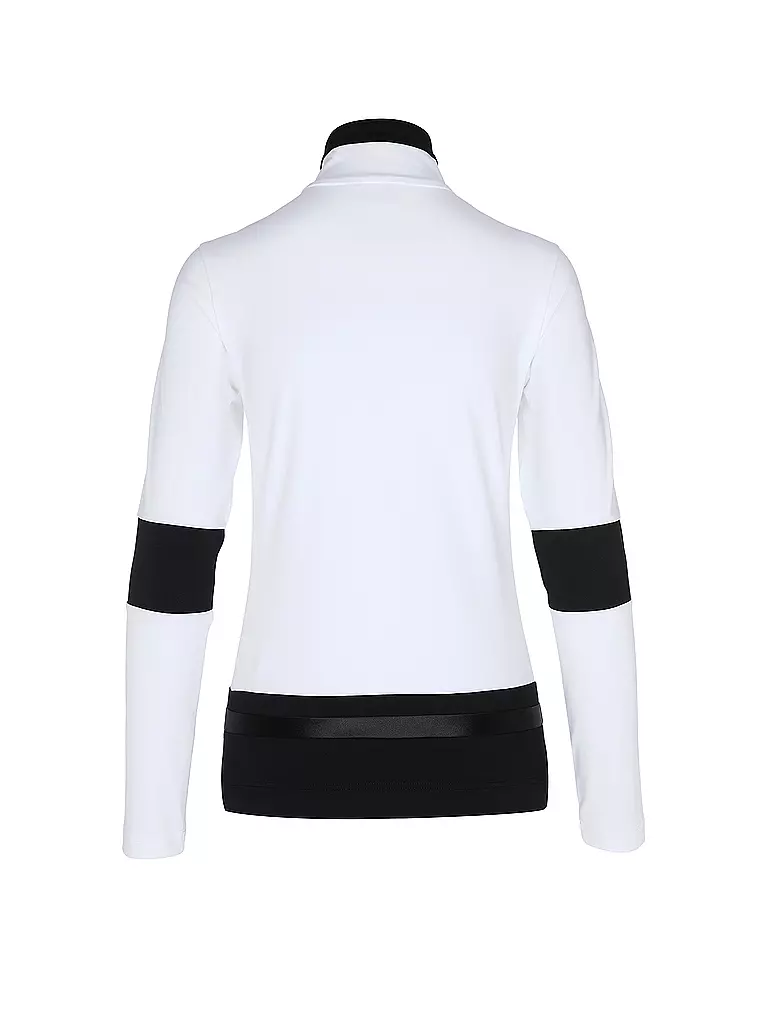 TONI SAILER | Damen Ski Unterzieh Zipshirt Luise | weiss