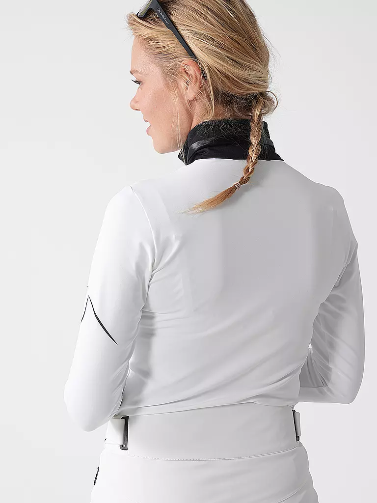 TONI SAILER | Damen Unterzieh Zipshirt Amie Gondola | weiss