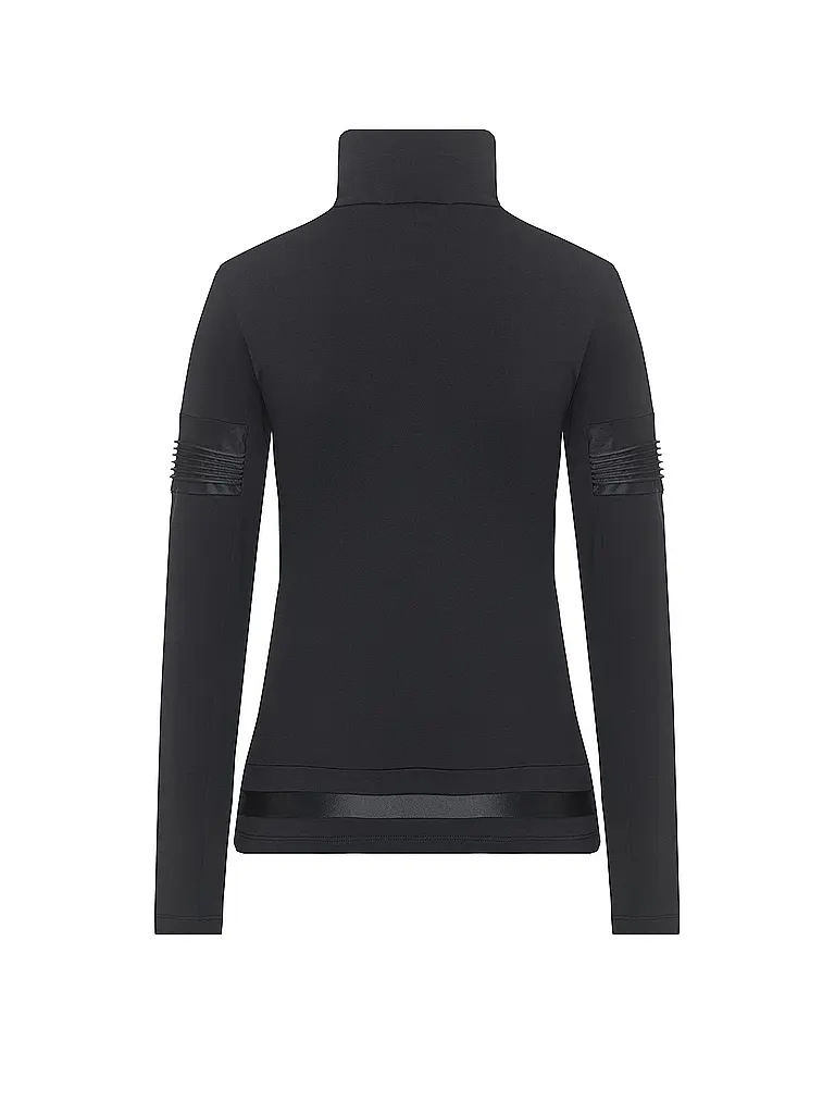 TONI SAILER | Damen Unterzieh Zipshirt Kiki | schwarz