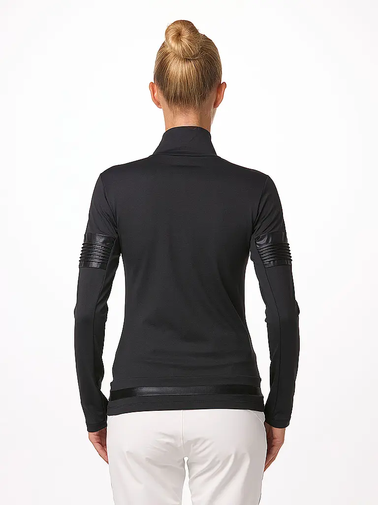 TONI SAILER | Damen Unterzieh Zipshirt Kiki | schwarz