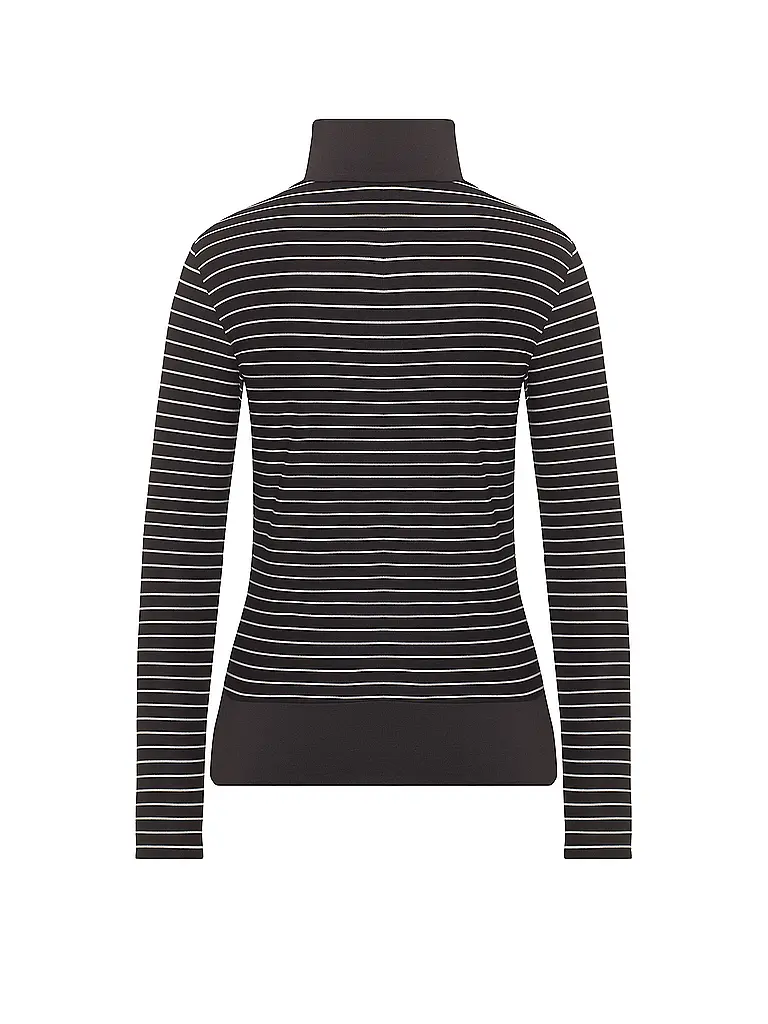 TONI SAILER | Damen Unterzieh Zipshirt Lotto | schwarz