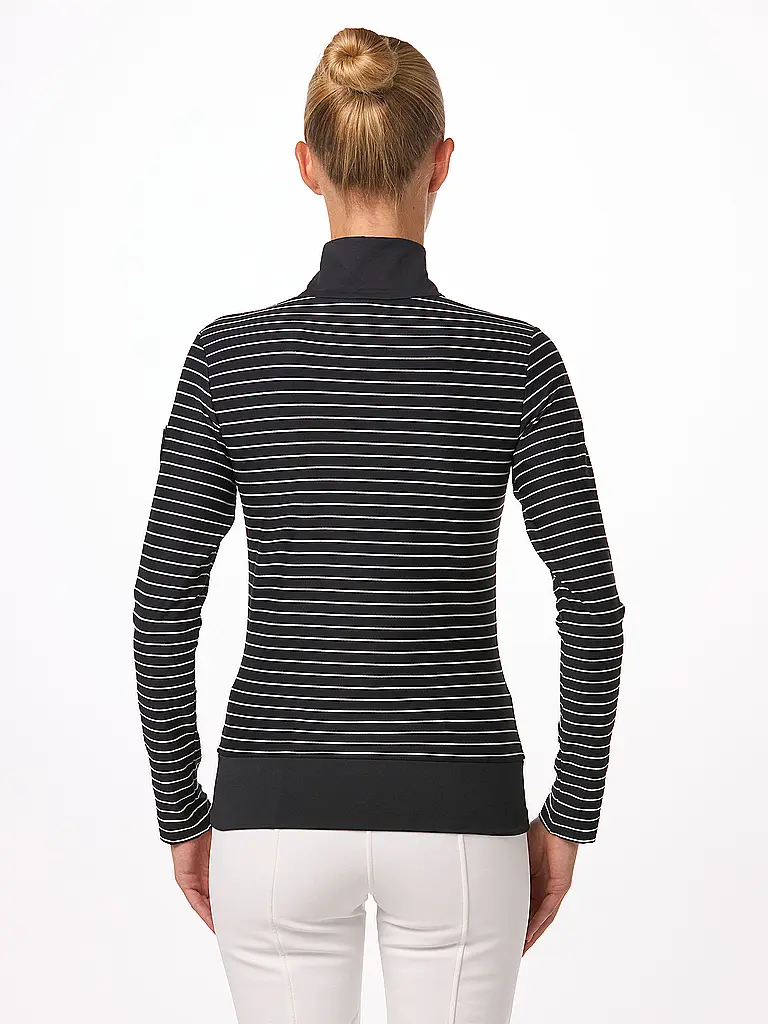 TONI SAILER | Damen Unterzieh Zipshirt Lotto | schwarz