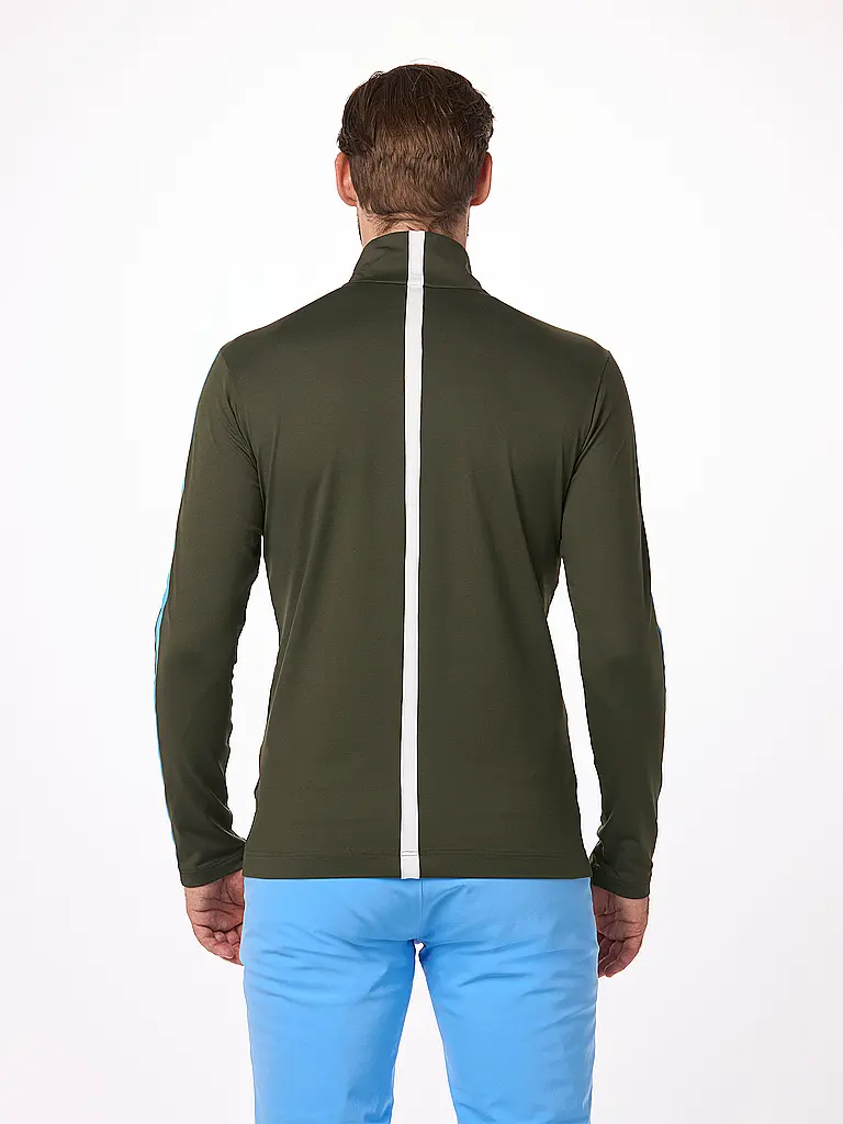 TONI SAILER | Herren Unterzieh Zipshirt Giorgio | dunkelgrün