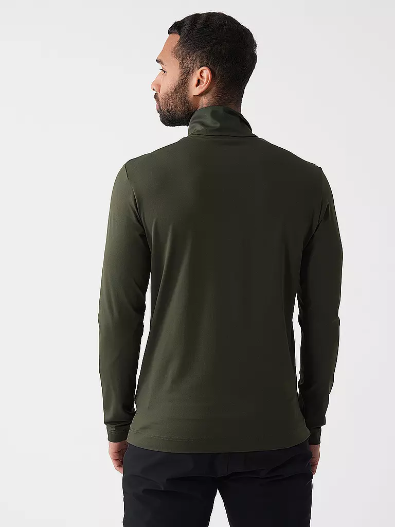 TONI SAILER | Herren Unterzieh Zipshirt Herold | dunkelgrün