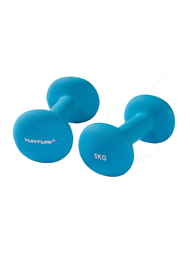 TUNTURI Kurzhantel-Set 5 kg blau — Bild 2