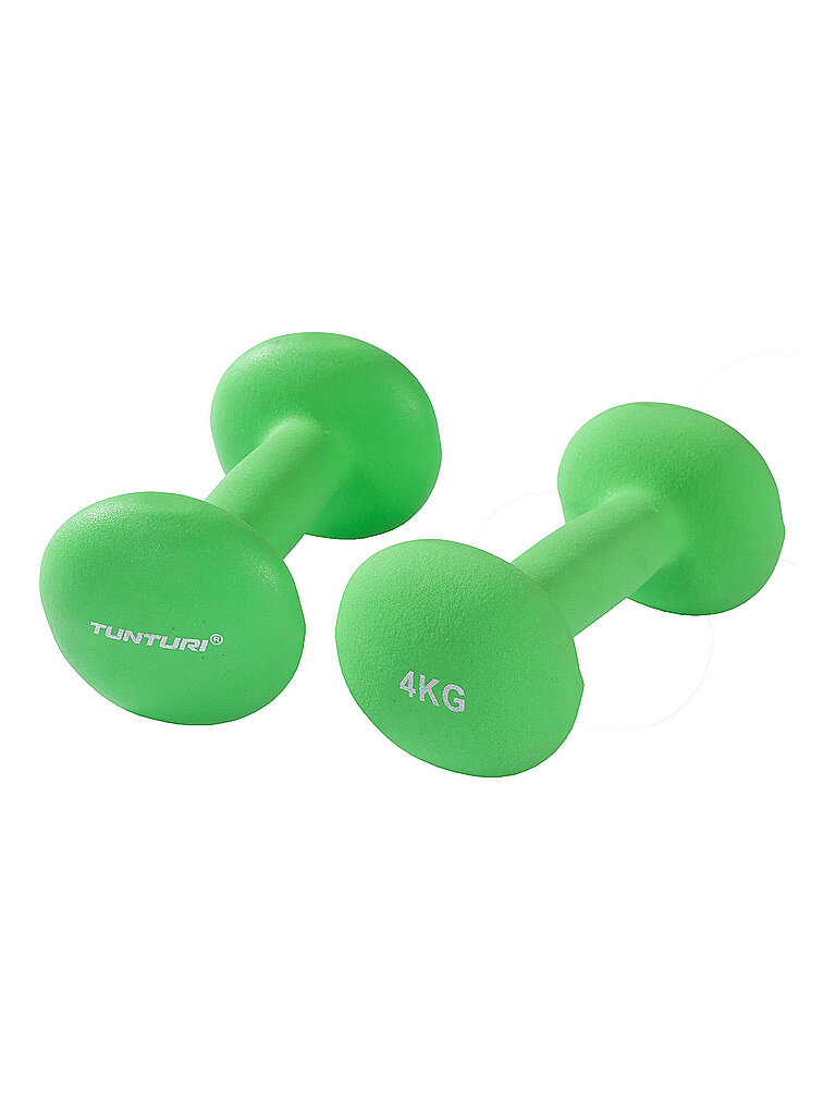TUNTURI Kurzhantel-Set 4 kg grün — Bild 2