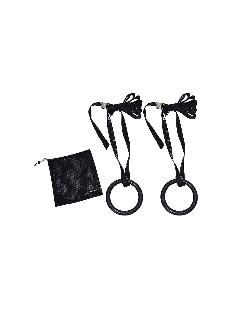 TUNTURI Gymnastikringe ABS DIA 23cm inkl. Gürtel schwarz