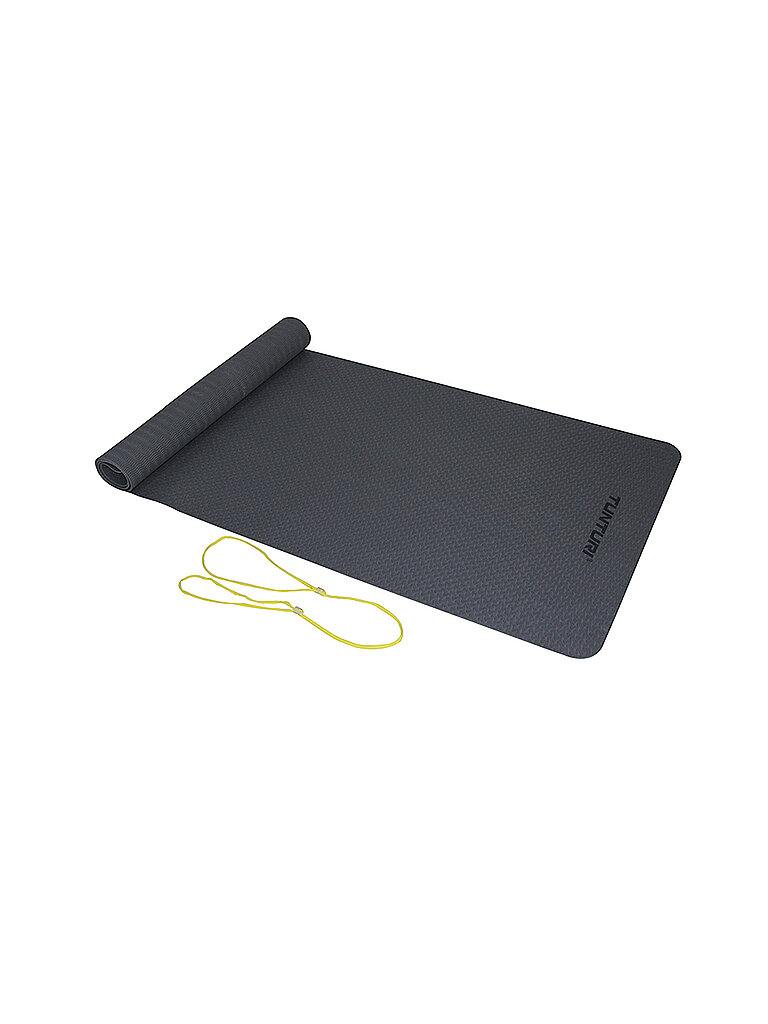 TUNTURI TPE Yogamatte 4mm grau — Bild 2