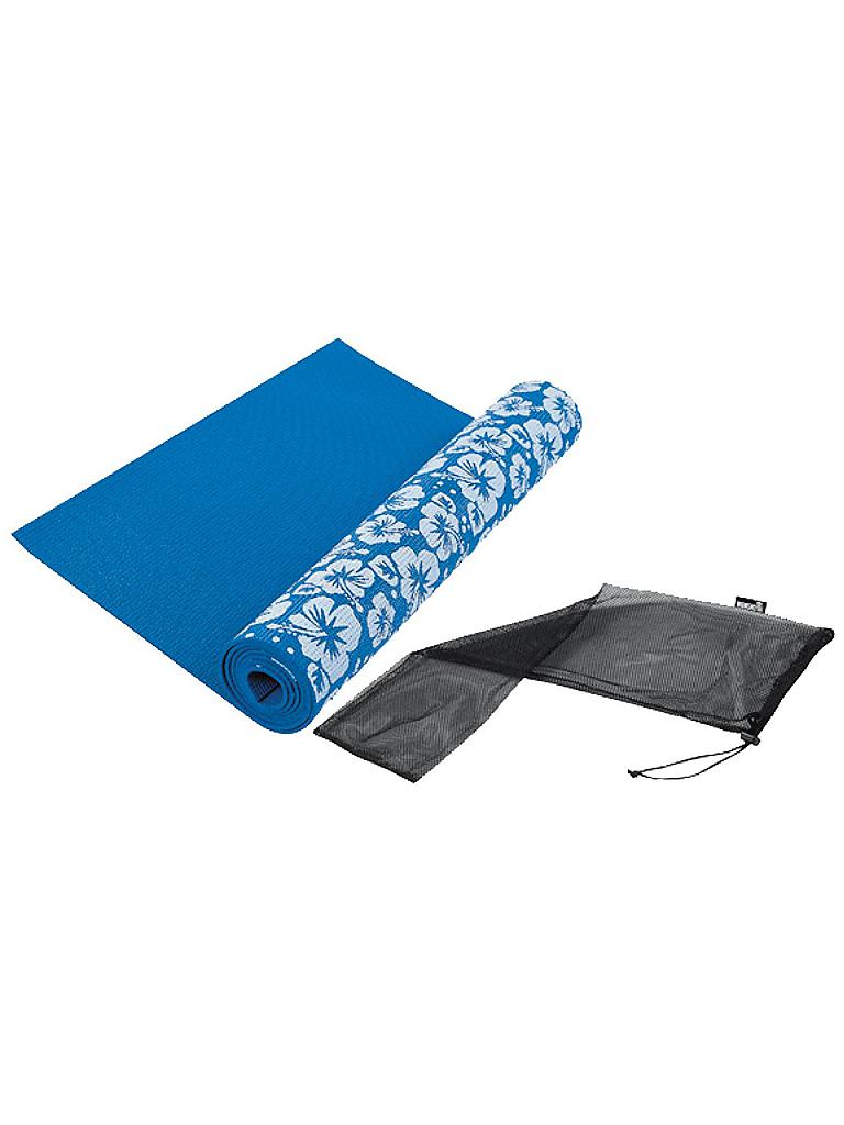 TUNTURI | Yogamatte Bedruckt | blau