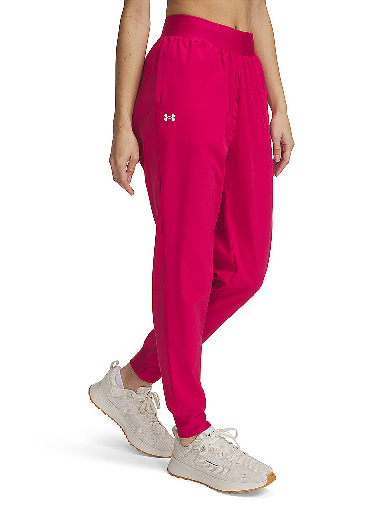 UNDER ARMOUR Damen Jogginghose UA ArmourSport High Rise beere | XL — Bild 2