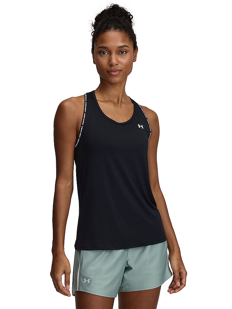 UNDER ARMOUR Damen Fitnesstank UA Tech Knockout schwarz | L