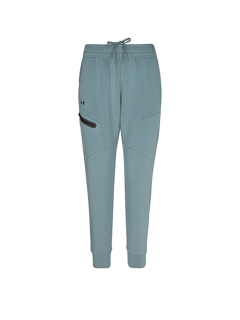 UNDER ARMOUR Damen Jogginghose UA Unstoppable Fleece petrol | S — Bild 2