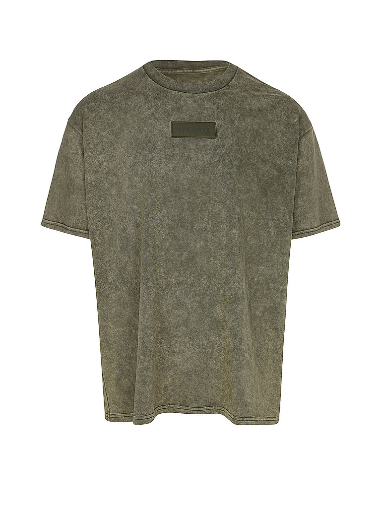 UNDER ARMOUR Herren T-Shirt UA Project Rock Heavyweight olive | M — Bild 2