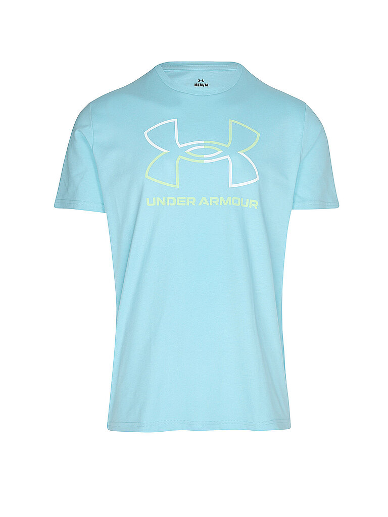 UNDER ARMOUR Herren T-Shirt UA Foundation hellblau | M — Bild 2