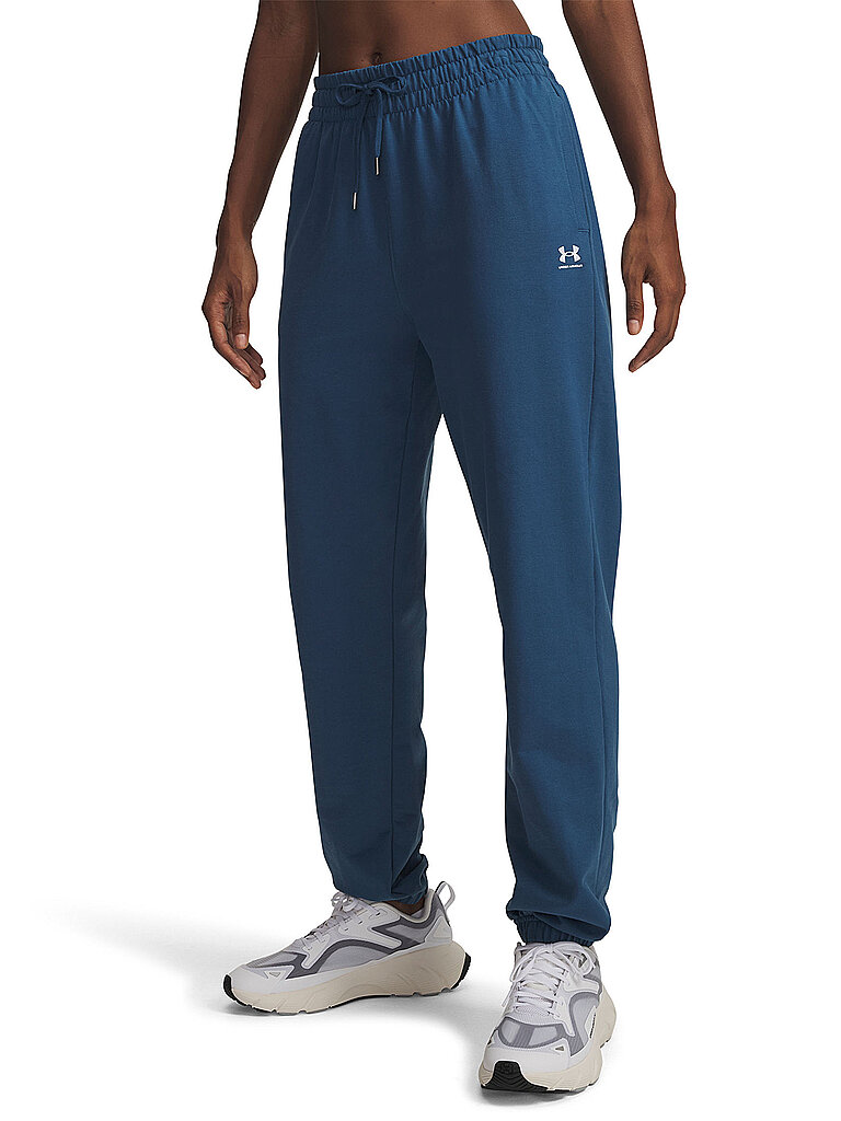 UNDER ARMOUR Damen Jogginghose UA Sport Terry dunkelblau | XS — Bild 2