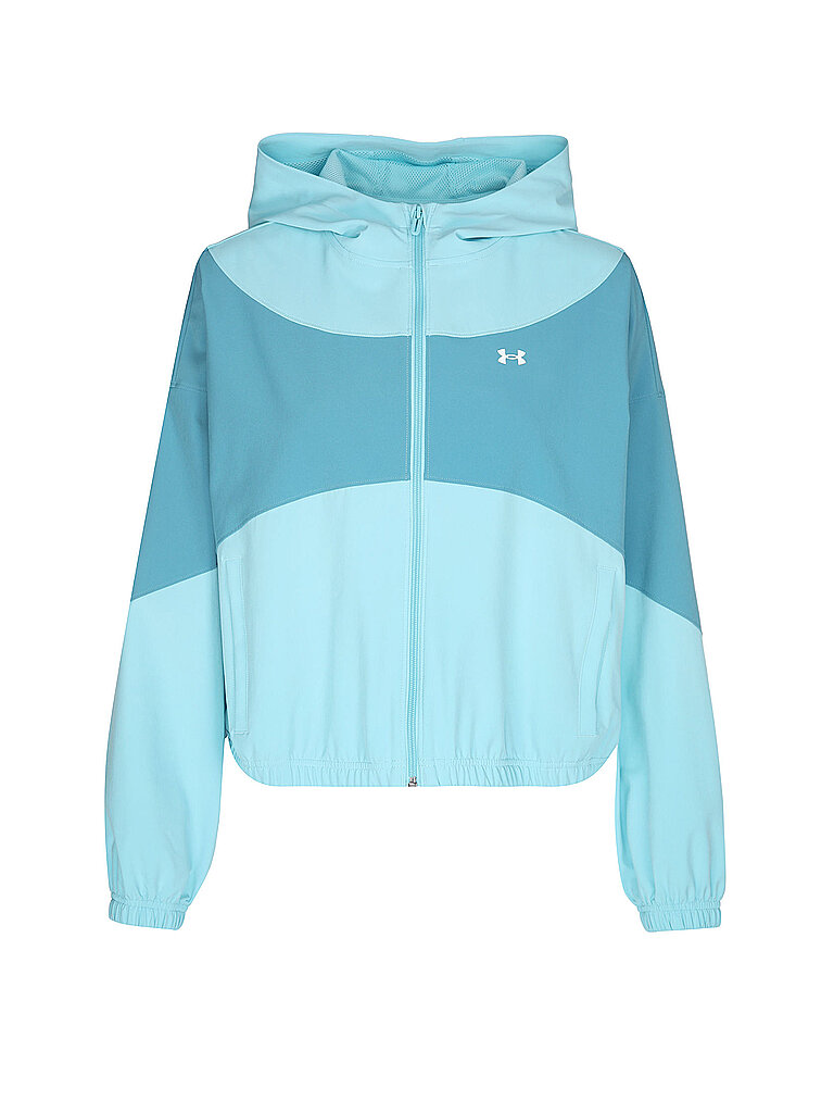 UNDER ARMOUR Damen Jacke UA Rival Woven hellblau | L