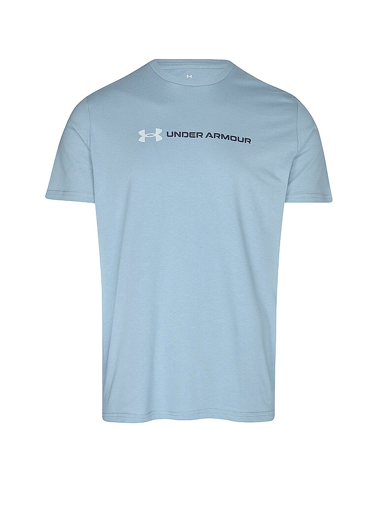 Under Armour Herren T-Shirt UA Logo Wordmark hellblau