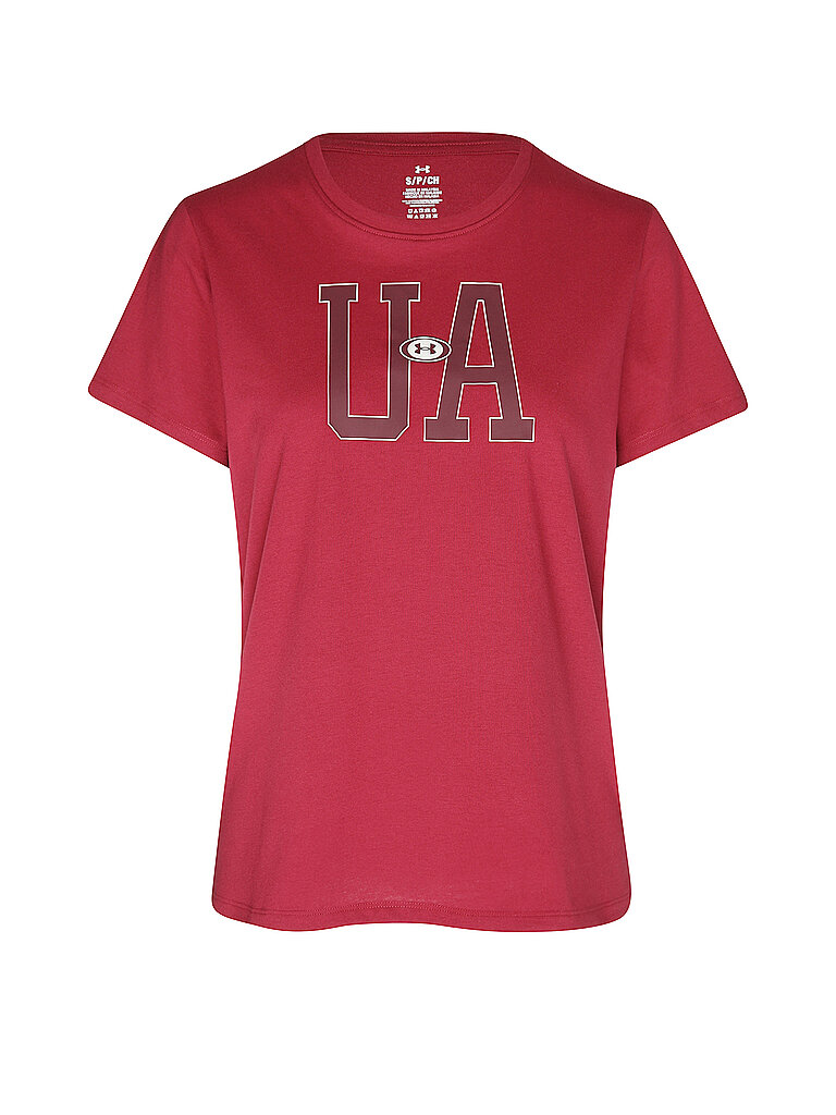 UNDER ARMOUR Damen T-Shirt UA Icon Fleece Graphic dunkelrot | S — Bild 2