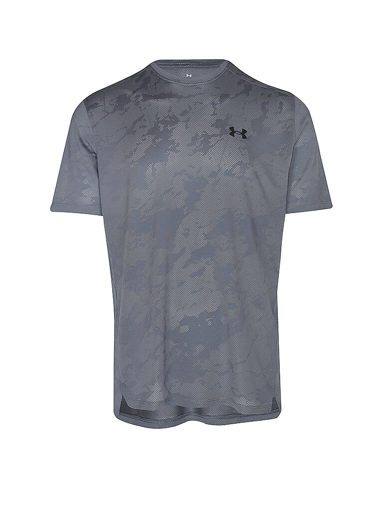 UNDER ARMOUR Herren Fitnessshirt UA TechTM Vent Jacquard grau | L — Bild 2