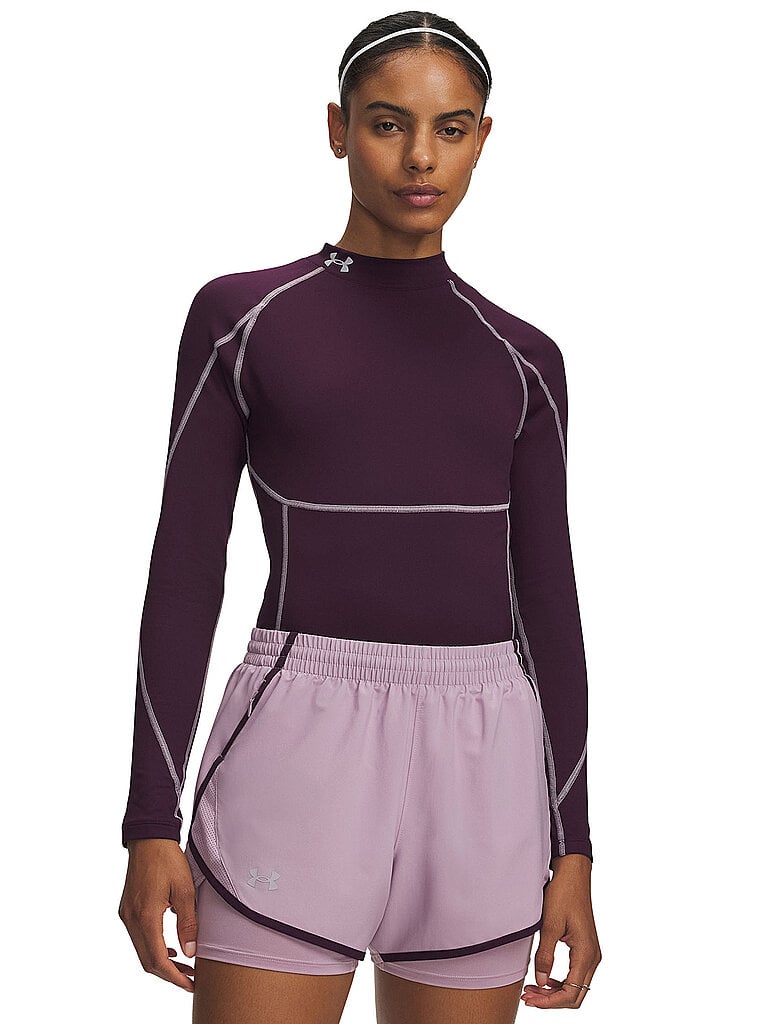 Under Armour Damen Fitnessshirt UA ColdGear NEOLAST lila