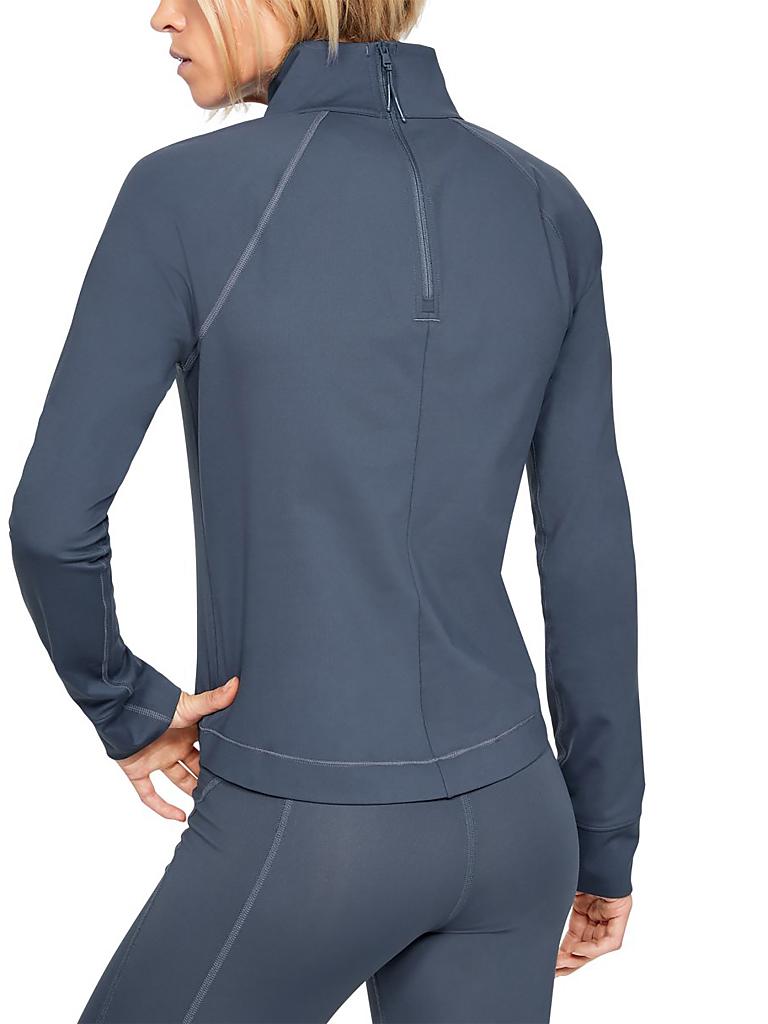 UNDER ARMOUR Damen FitnessSweater Rush LS grau