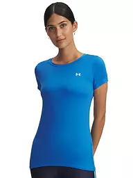 UNDER ARMOUR | Damen Fitnessshirt HeatGear® Armour  | blau