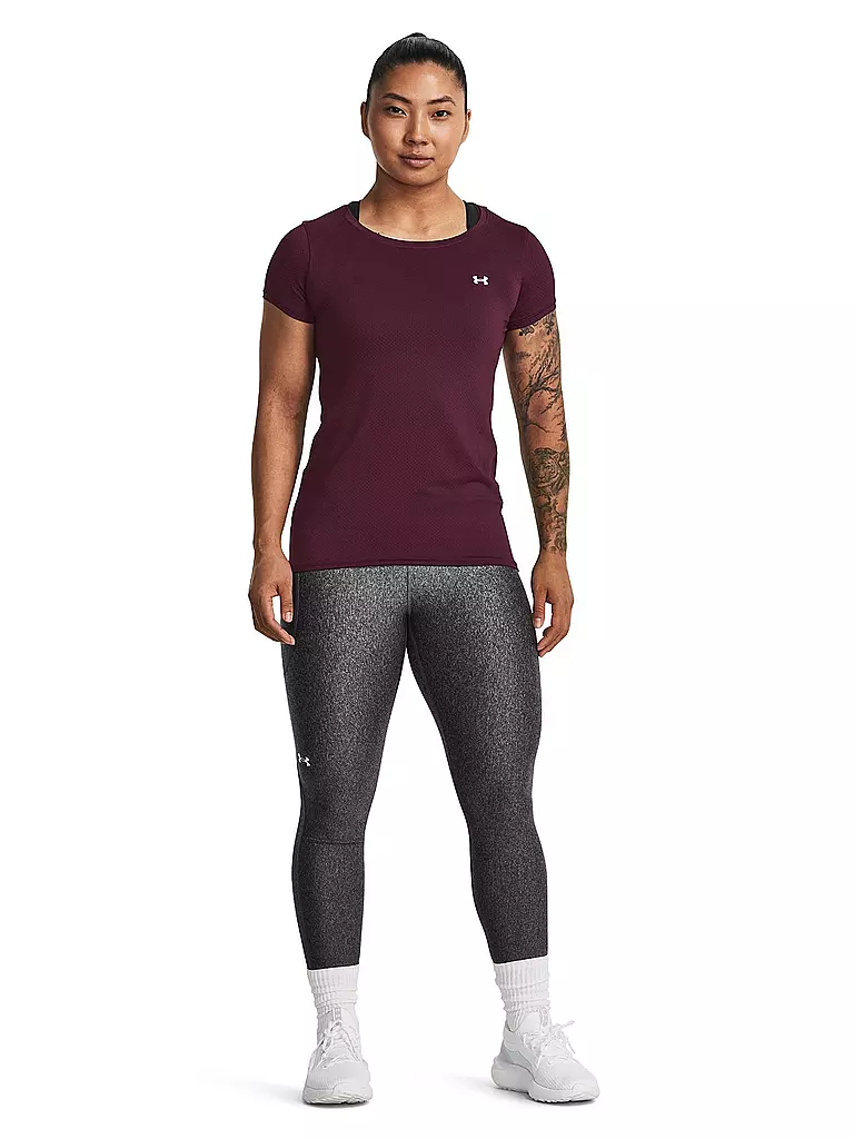 UNDER ARMOUR | Damen Fitnesshirt HeatGear® Armour | blau