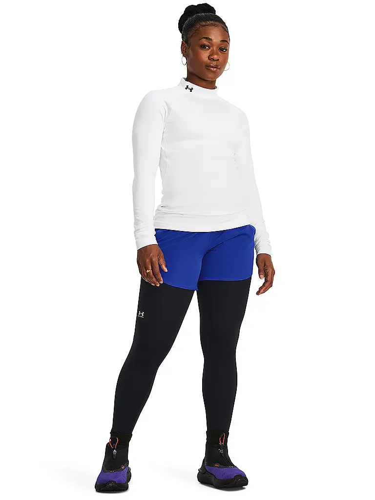 UNDER ARMOUR | Damen Fitnessshirt ColdGear®  Authentics Mockneck | 