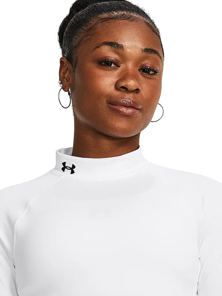 UNDER ARMOUR | Damen Fitnessshirt ColdGear®  Authentics Mockneck | 