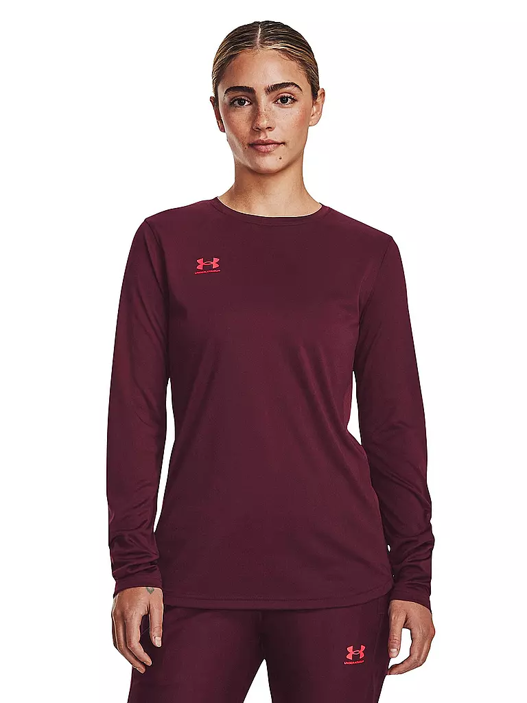 UNDER ARMOUR | Damen Fitnessshirt UA Challenger | dunkelrot