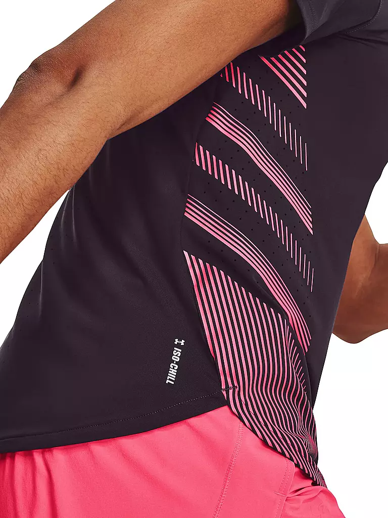 UNDER ARMOUR | Damen Fitnessshirt UA Iso-Chill Laser | lila