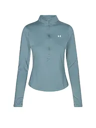 UNDER ARMOUR | Damen Fitnessshirt UA Motion mit ½-Zip | petrol