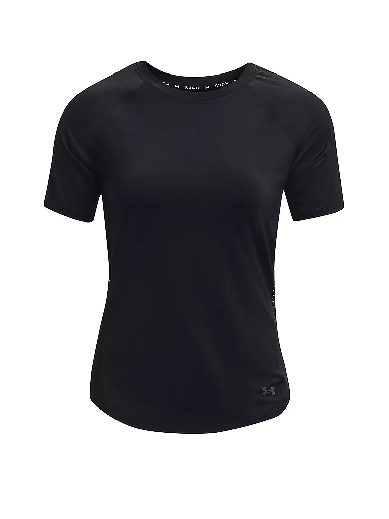 UNDER ARMOUR | Damen Fitnessshirt UA RUSH™ Mesh | schwarz