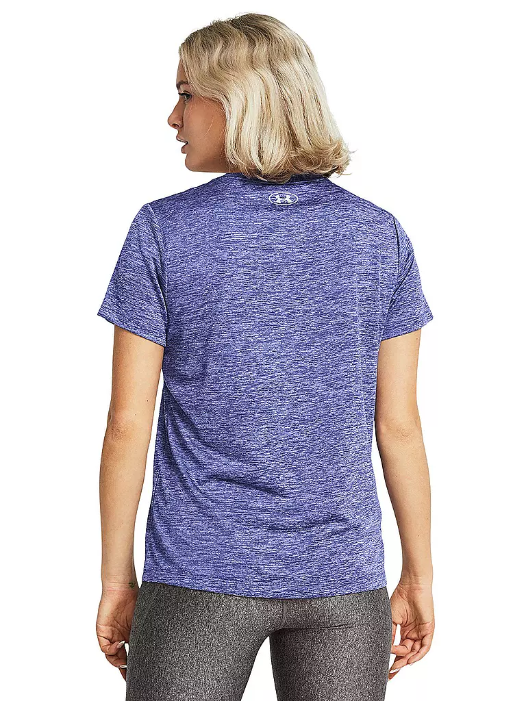 UNDER ARMOUR | Damen Fitnessshirt UA Tech™ Twist | Dunkelblau